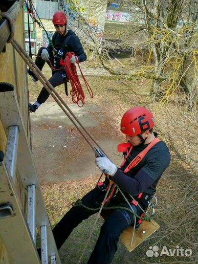 Обучение технологиям промышленного альпинизма