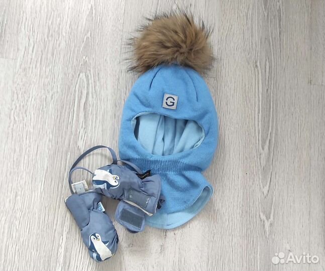 Шапка шлем для мальчика