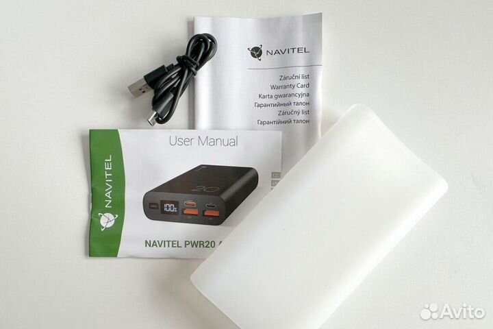 Power bank navitel 20 000 мАч быстрая зарядка в ме