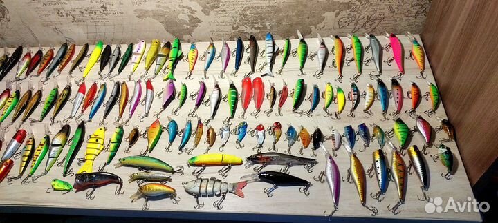 Воблера, блесны и силикон