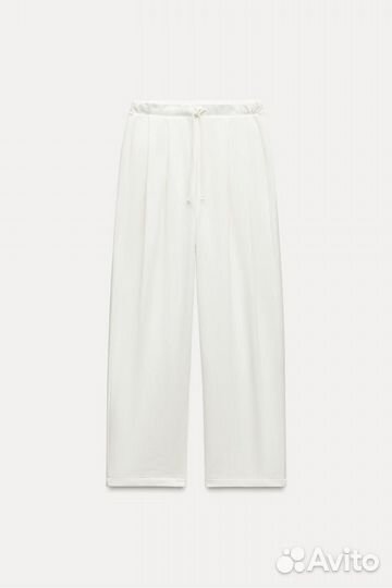 Белые джогеры Zara S