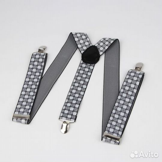 Подтяжки взрослые, ширина 3,5 см