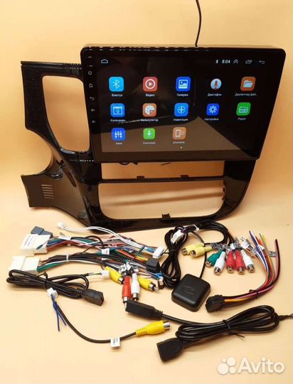Магнитола андроид для Аутлендер-3. 2015-18г