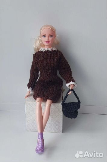 Барби новая, в одежде ручной работы