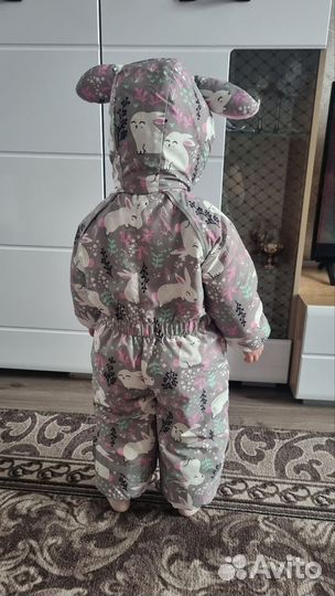 Демисезонный комбинезон для девочки 86