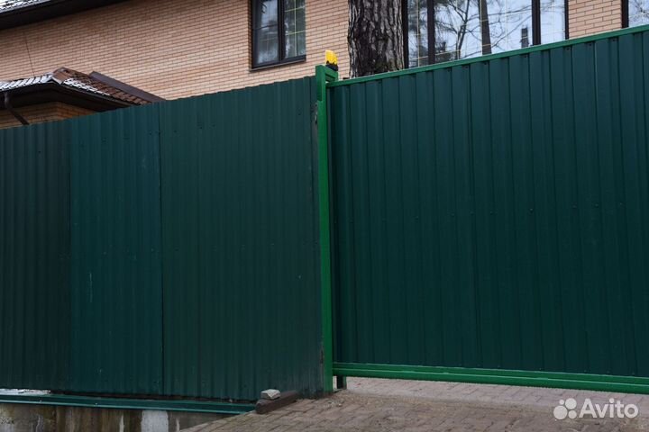 Откатные ворота - двойные