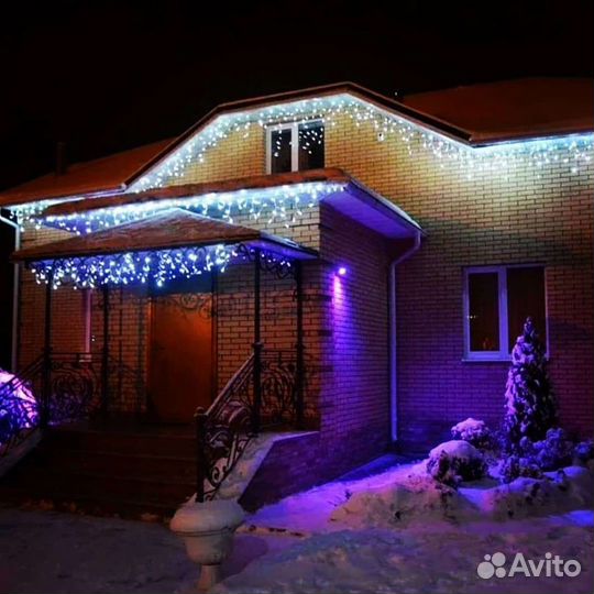 Гирлянда уличная бахрома