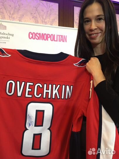 Хоккейная джерси с автографом Овечкина