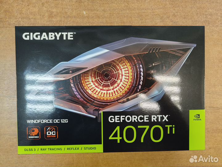 Новая видеокарта GeForce RTX 4070 Ti, 12Gb
