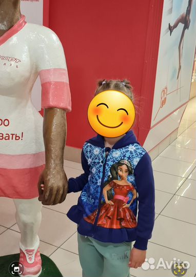 Теплая кофта для девочки