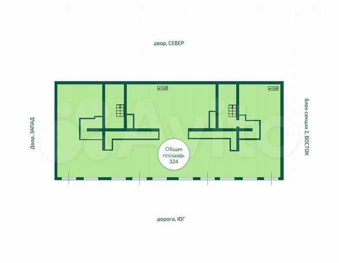 Коммерческие помещения от 75 м² до 324 м²