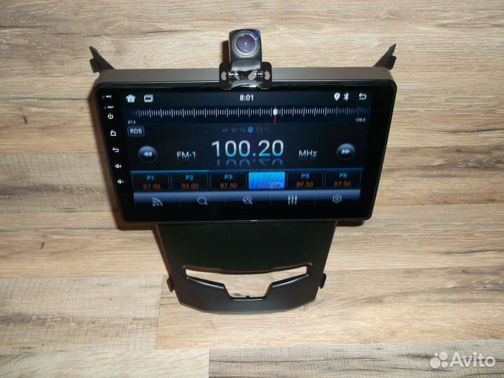 Магнитола SsangYong Action Android с камерой 2013+