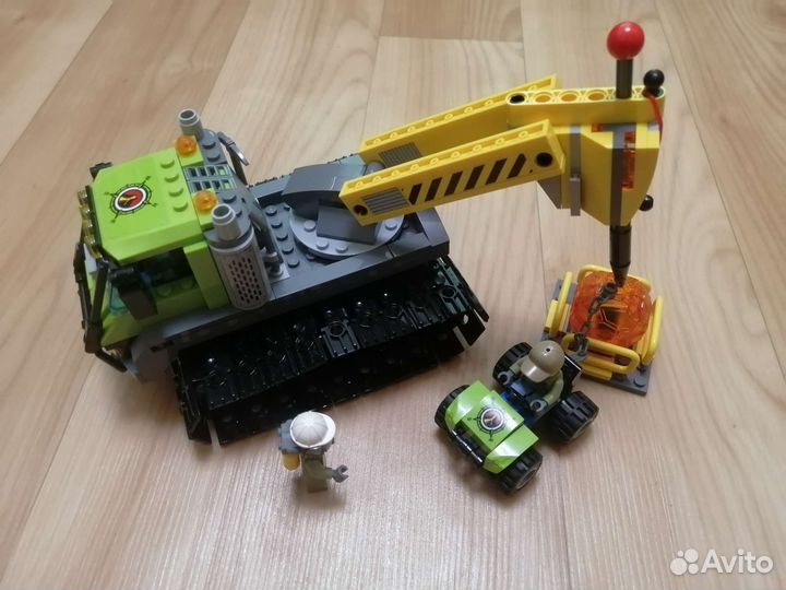 Lego city бурильная машина на гусеницах 60122