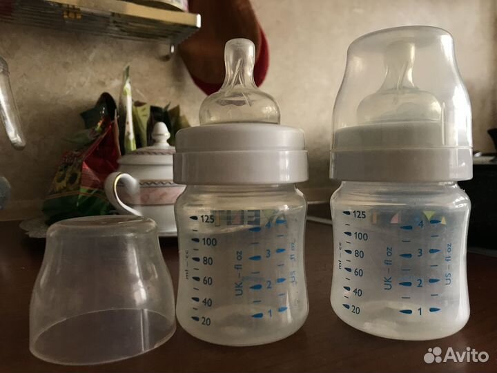 Бутылочка avent б/у 2 штуки