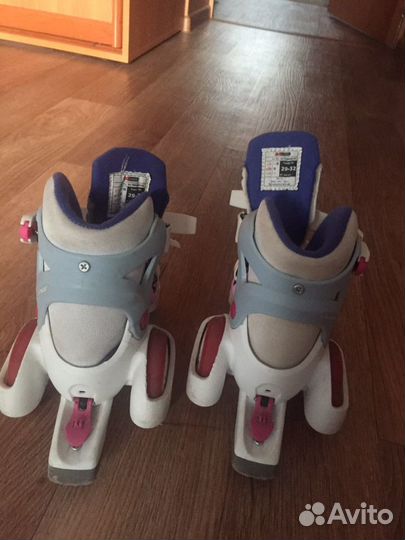Роликовые коньки детские раздвижные