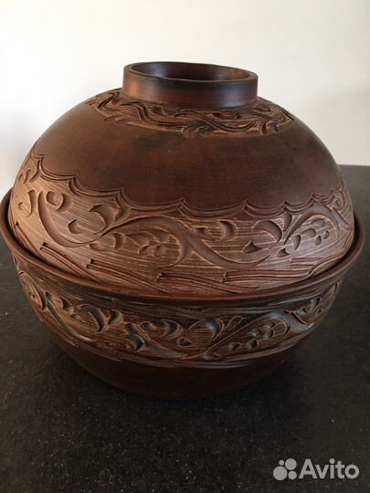 Посуда глиняная Хлебница