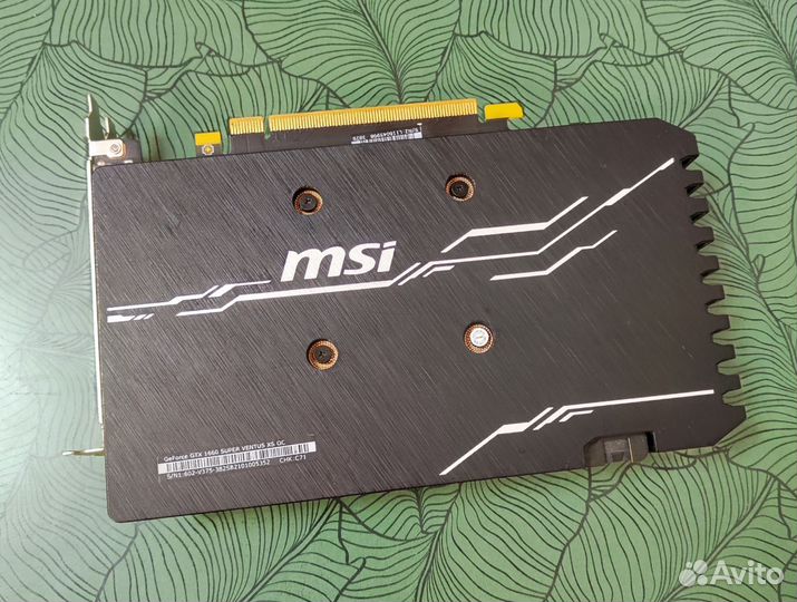 Видеокарта MSI GTX 1660 Super