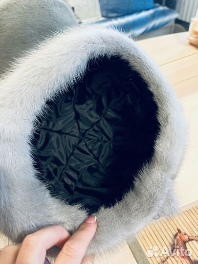 Шапка норковая женская