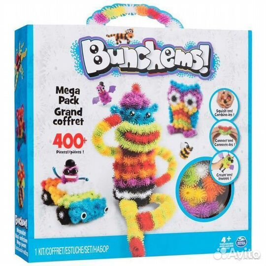 Банчемс Конструктор-липучка 400 дет