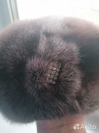 Берет женский норковый