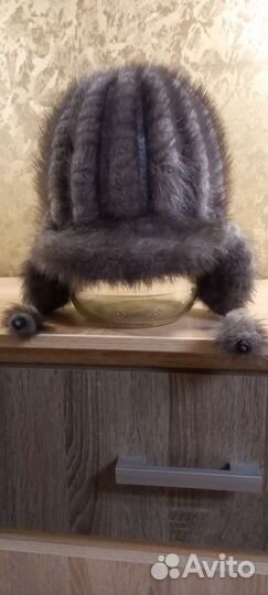 Шапка норковая женская
