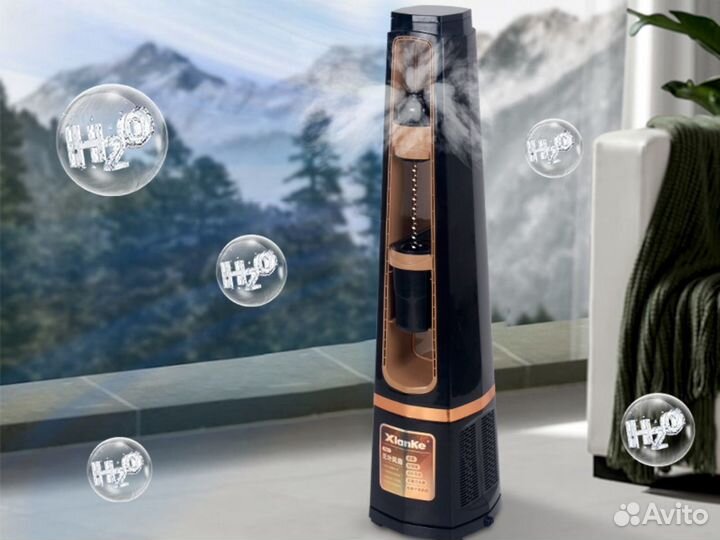 Вентилятор, увлажнитель, ионизатор и очиститель