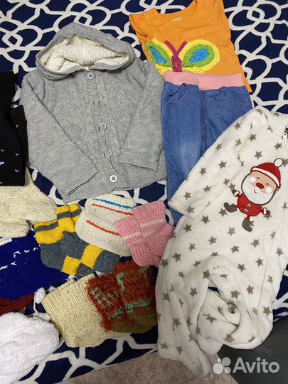 Пакет с вещами для девочки от 7 мес до 4 лет