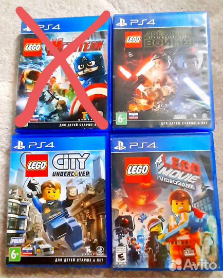Игры для приставки PS4, lego