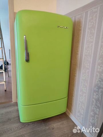 Холодильник зеленый Мир бу