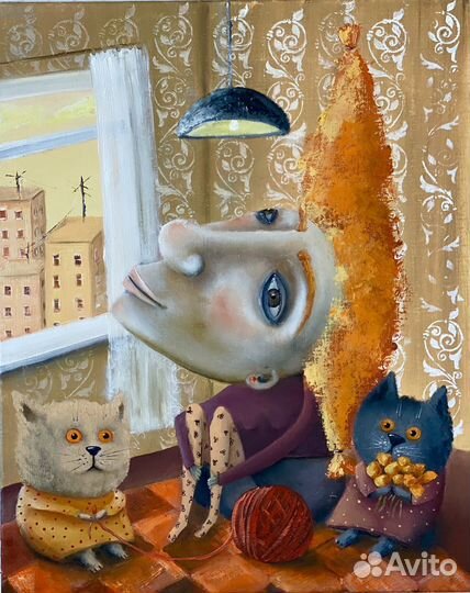 Картина маслом авторская