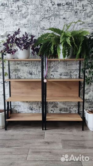 Стеллаж металлический в стиле лофт