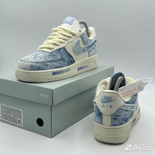 Кроссовки Nike Air Force 1 Low 'Sea Blue'