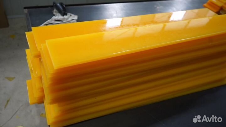 Скребок вальца полиуретановый 1500*150*10