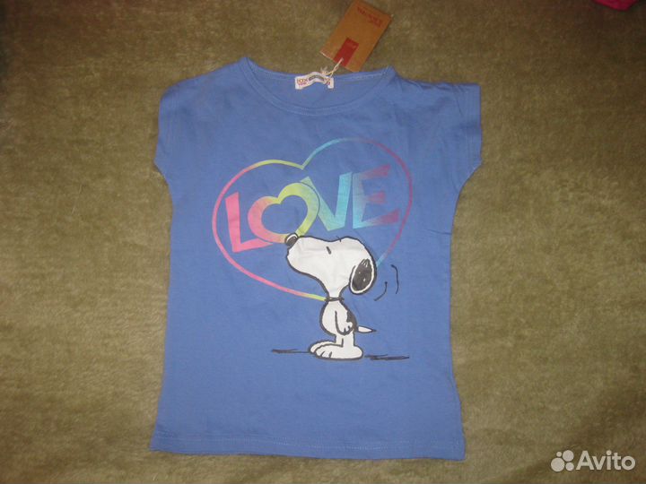 Новые футболки р.128-134. Хлопок