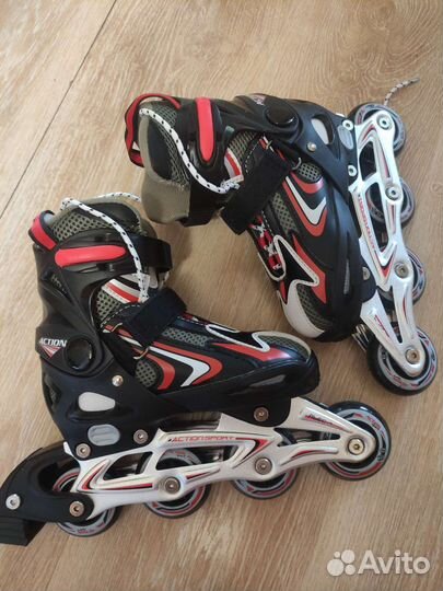 Роликовые коньки детские раздвижные