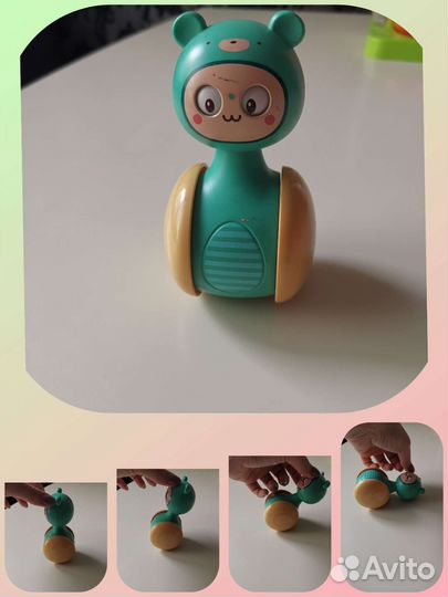 Игрушки. Пирамидка. Неваляшка. Руль