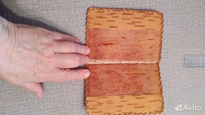 Обложка на паспорт из бересты