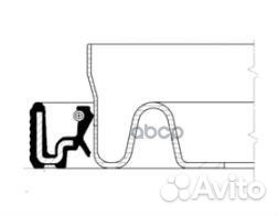 Кольцо уплотняющее коленвала 20019546B 20019546