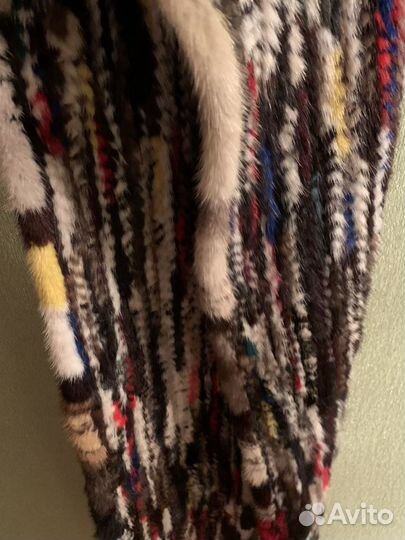 Норковый шарф