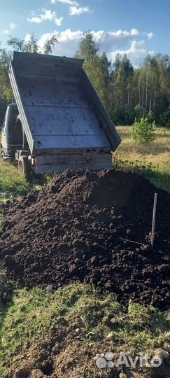 Земля(чернозём) - грунт дрова щебень перегной