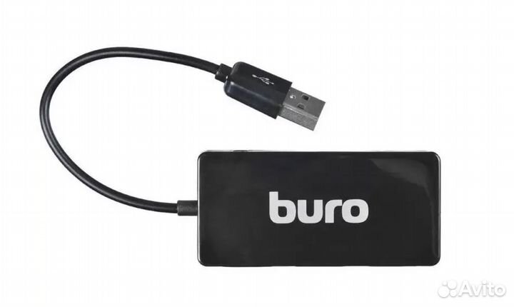 Разветвитель для компьютера Buro BU-HUB4-U2.0-Slim