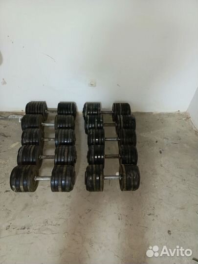 Гантели бу,37,42,45,47 кг