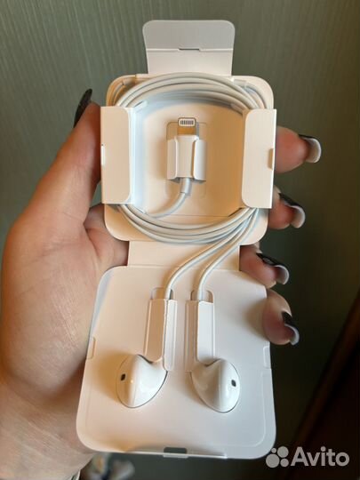 Наушники apple проводные lightning