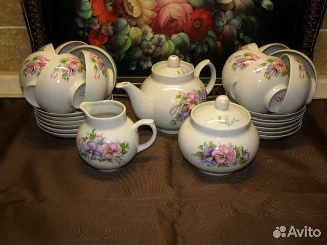 Чайный сервиз на 12 персон. Дулево. ссср. Новый
