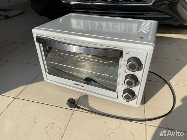 Электрическая мини печь духовка hyundai