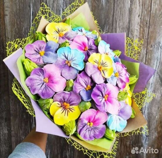 Букеты из зефира