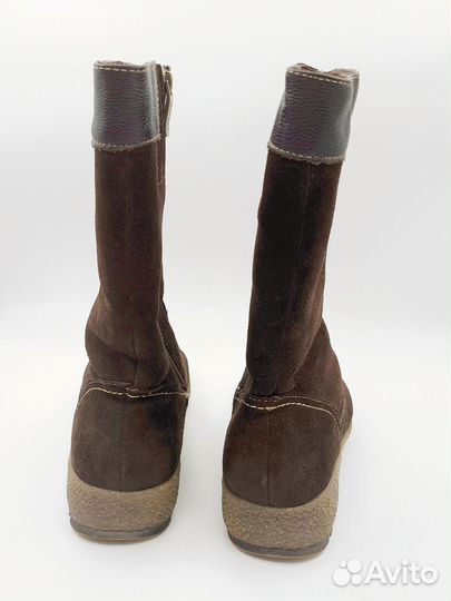 Сапоги женские зимние натуральная замша 41