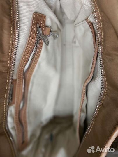 Сумка Ralph Lauren текстиль+кожаные ручки оригинал