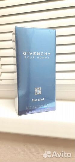 Givenchy pour homme blue label духи парфюм 100ml