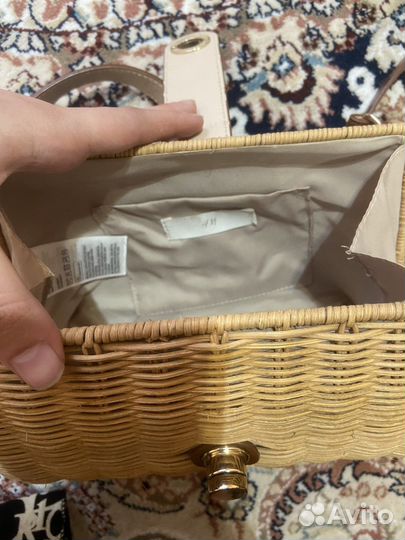 Сумка плетеная h&m